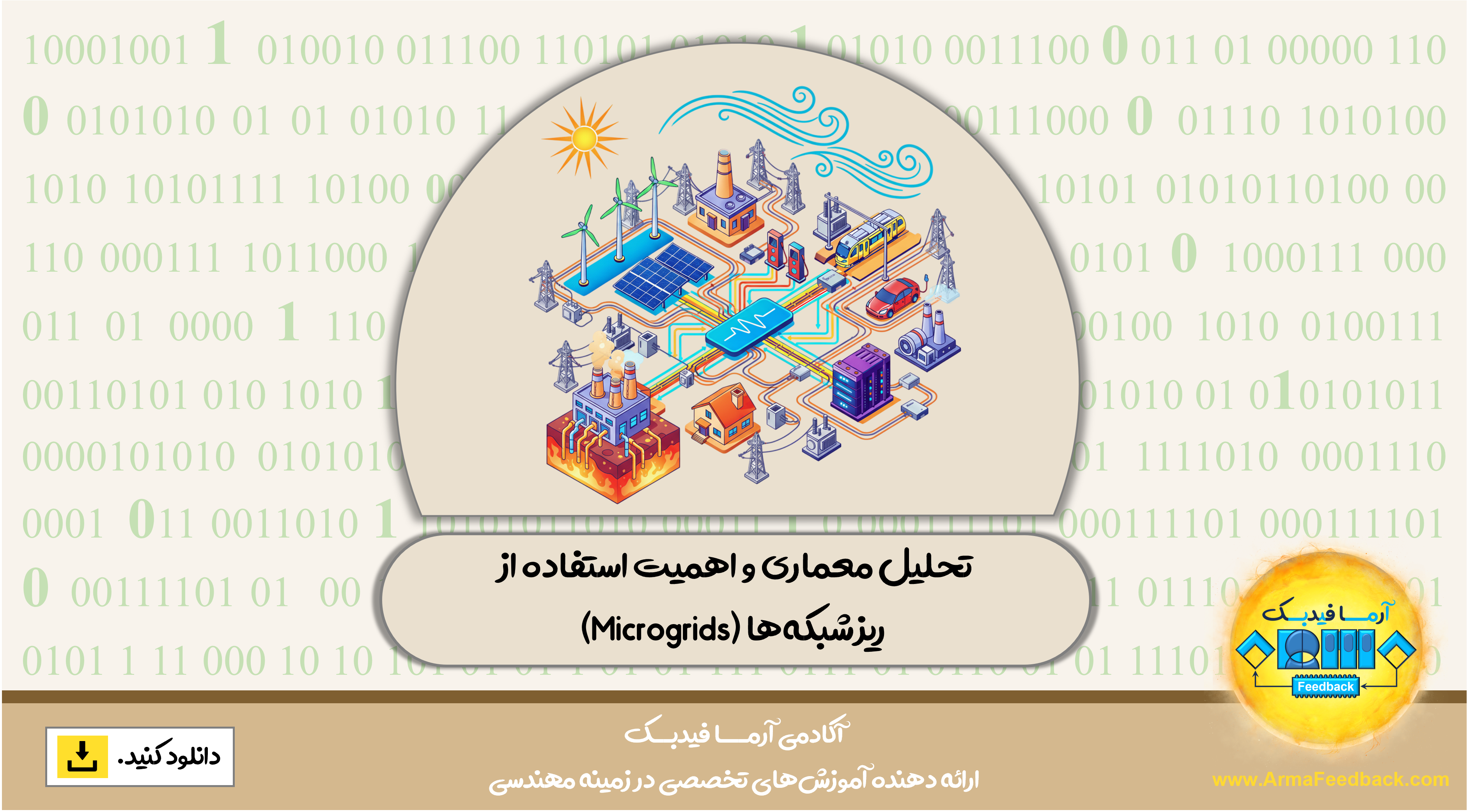 تحلیل معماری و اهمیت استفاده از ریزشبکه‌ها (Microgrids)